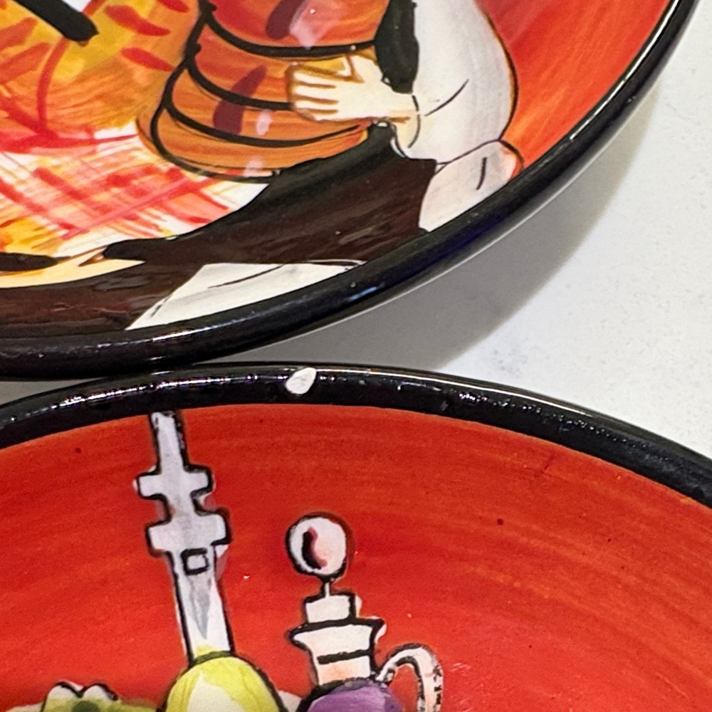 Certified International Red Chef Dinnerware Set 5 inch round - Picture 7 of 11